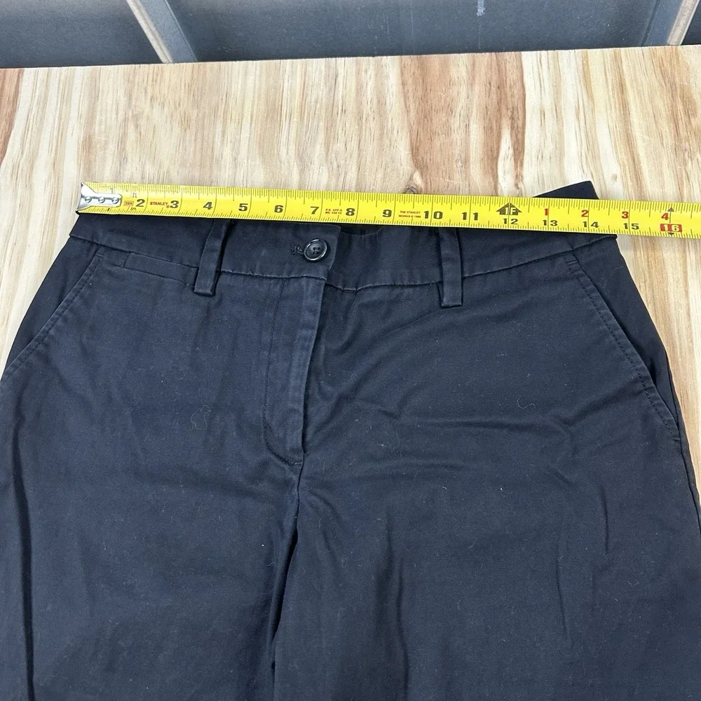 Talbots Perfect Chino Curvy Women's 6P Blue Petite Pants Preppy Classic Casual